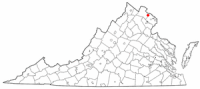 Location of Sterling, Virginia
