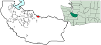 Location of Buckley, Washington