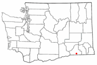 Location of College Place, Washington