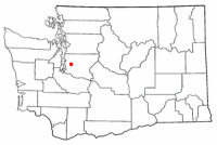 Location of King County, Washington (where Mercer Island is located)