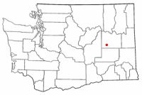 Location of Odessa, Washington