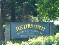 Redmond bicycle sign
