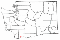 Location of Stevenson, Washington