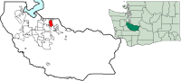 Location of Sumner, Washington