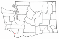 Location of Woodland, Washington