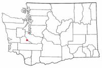 Location of Yelm, Washington