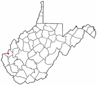 Location of Barboursville, West Virginia