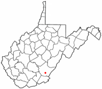 Location of Lewisburg, West Virginia