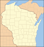 Location of Wiota within Wisconsin