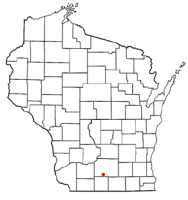 Location of Belleville, Wisconsin