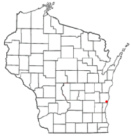 Location of Cedar Grove, Wisconsin