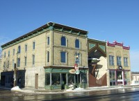 A portion of downtown Fort Atkinson