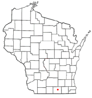 Location of Janesville, Wisconsin