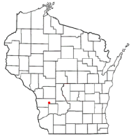 Location of La Farge, Wisconsin