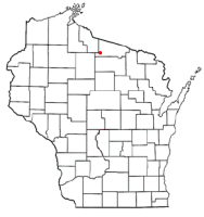 Location of Lac du Flambeau , Wisconsin