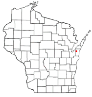 Location of Luxemburg, Wisconsin
