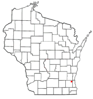 Location of Menomonee Falls, Wisconsin