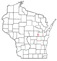 Location of New London, Wisconsin
