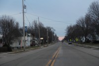 Looking south in Randolph on WIS 73