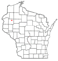 Location of Rice Lake in Barron County, Wisconsin