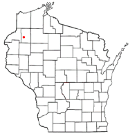 Location of Spooner, Wisconsin