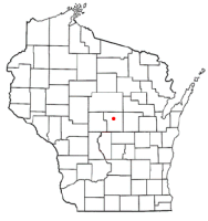 Location of Stevens Point, Wisconsin